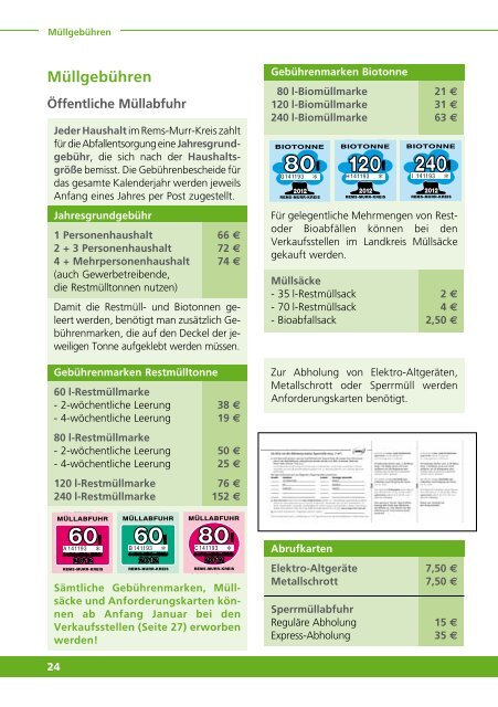 Abfall-Informationen - Gemeinde Althütte