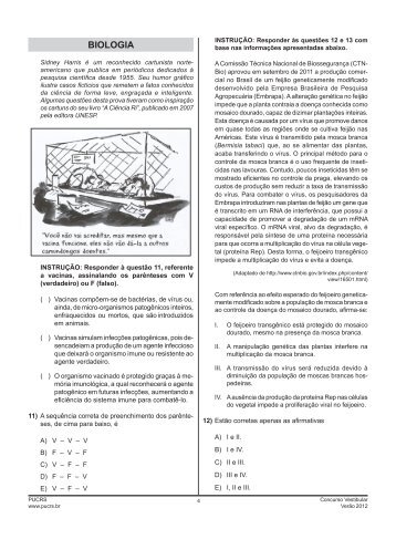 BIOLOGIA - pucrs