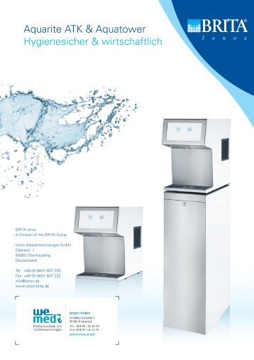 Aquarite ATK & Aquatower Hygienesicher & wirtschaftlich - wemed.net