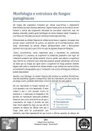 Morfologia e estrutura de fungos patogênicos