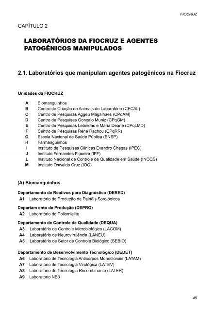 Procedimentos para a manipulação de microrganismos ... - IFSC