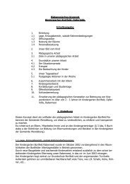 Pädagogisches Konzept Kindergarten Bortfeld ... - Wendeburg