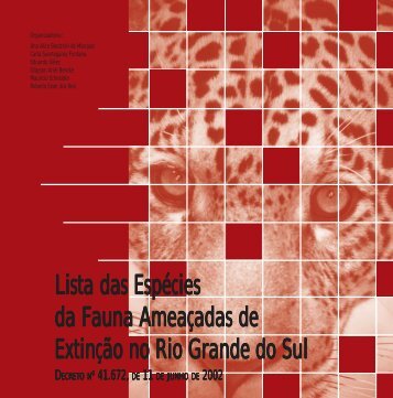 Lista das Espécies da Fauna Ameaçadas de Extinção - Fundação ...