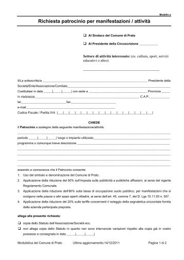 modulo richiesta carico scarico merci