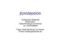 Konzeption - Stadt Wendlingen