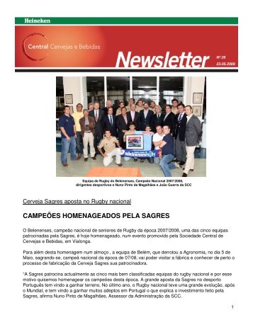 Newsletter 26_23052008_ Cerveja Sagres aposta no Rugby nacional