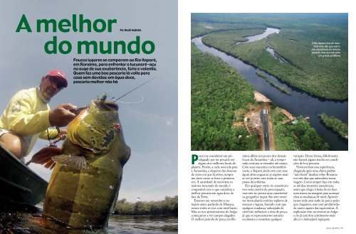 Poucos lugares se comparam ao Rio Itapará, em Roraima, para ...