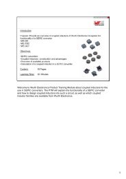 Wurth Elelctronics Product Training Module about coupled inductors ...