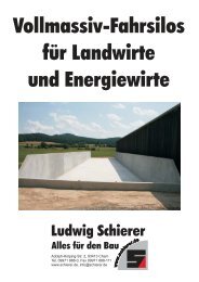 Vollmassiv-Fahrsilos für Landwirte und Energiewirte