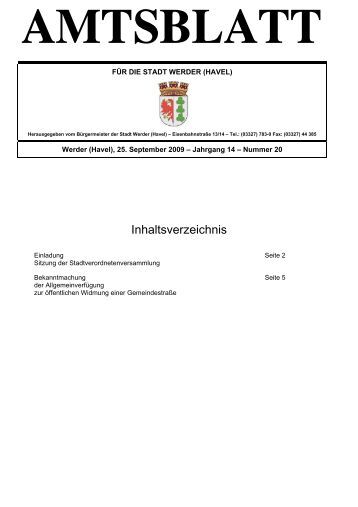 Single frauen werder havel