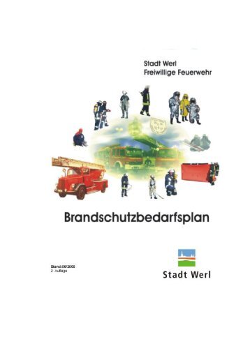 Brandschutzbedarfsplan 06.2009 - Stadt Werl