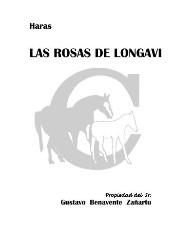 Haras Las Rosas de Longavi.pdf - criadores fina sangre de carrera sa
