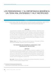 LoS PERoxISoMAS y Su IMPoRTAncIA BIoMéDIcA - Fundación ...