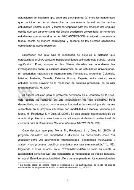 texto completo - Biblioteca Digital UNA - Universidad Nacional Abierta