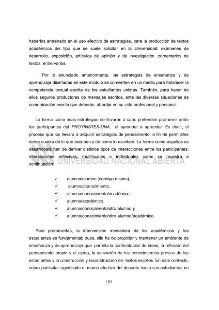 texto completo - Biblioteca Digital UNA - Universidad Nacional Abierta