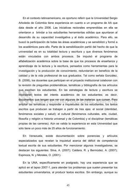 texto completo - Biblioteca Digital UNA - Universidad Nacional Abierta