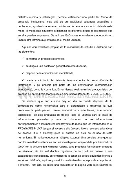 texto completo - Biblioteca Digital UNA - Universidad Nacional Abierta