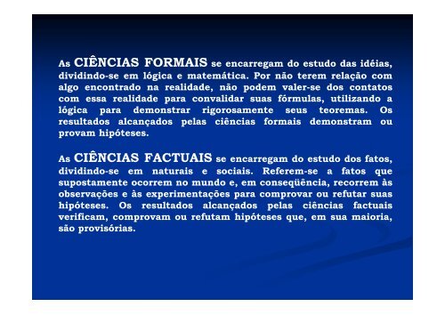 Ciência e Conhecimento Científico - UFSM