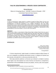 vale do jequitinhonha: a região e seus contrastes - Revista Discente ...