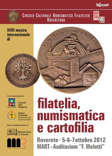 Dal 5 al 7 ottobre Mostra della Filatelia, Numismatica e Cartofilia ...