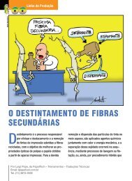 O DESTINTAMENTO DE FIBRAS SECUNDÁRIAS - O Nosso Papel