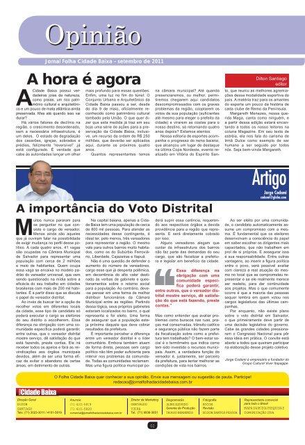 Jornal Folha Cidade Baixa