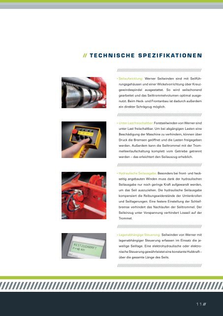 Unser Produktprospekt zu Seilwinden als kostenloser PDF Download