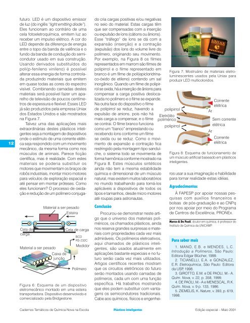 Plásticos Inteligentes - Química Nova na Escola