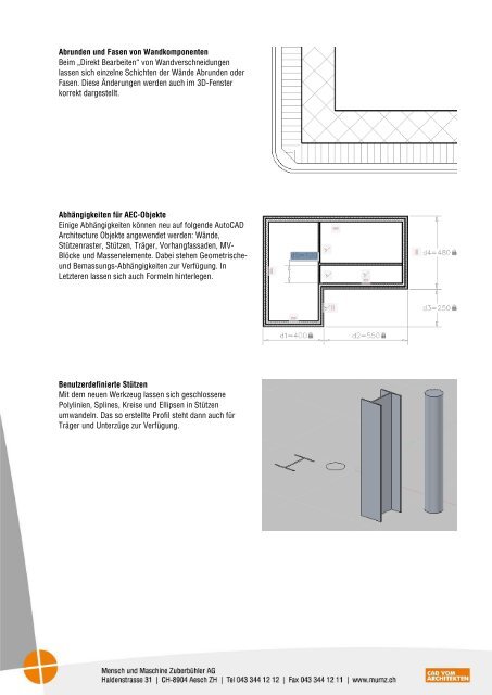 Was ist neu in MuM Top+ und AutoCAD Architecture 2011