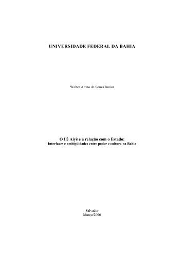 Resumo - Universidade Federal da Bahia