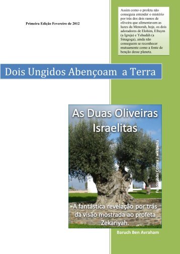 As Duas Oliveiras Israelitas - Comunidade de Israel