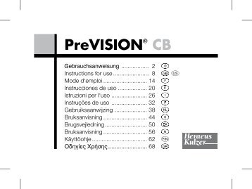 PreVISION® CB - Heraeus Kulzer