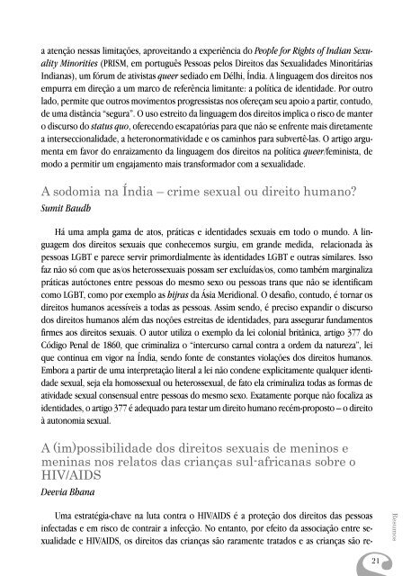 Questões de Sexualidade - Institute of Development Studies