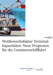 kapazitäten: Neue Prognosen für die Containerschifffahrt