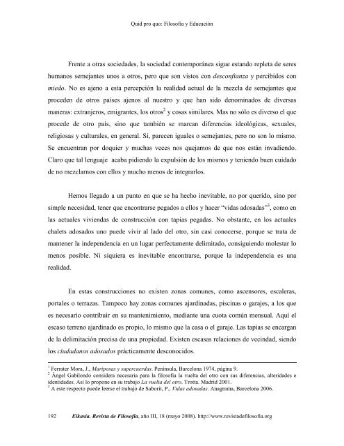 Filosofía y vida ciudadana: unas reflexiones - EIKASIA - Revista de ...