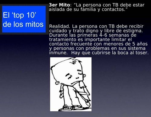 Mitos y Realidades de la Tuberculosis en México - Solucion TB