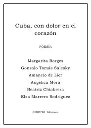 Cuba, con dolor en el corazón - Bibliocuba