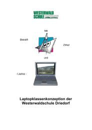 Laptopklassenkonzeption der Westerwaldschule Driedorf