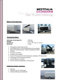 Info´s - Westfalia Eichmann