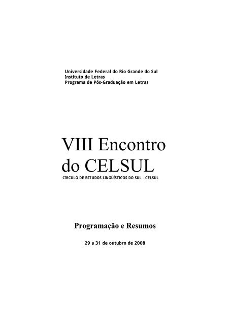 PDF) Letras em prisma: A variação como fio condutor de uma viagem de  linguística à literatura