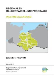 regionales raumentwicklungsprogramm westmecklenburg
