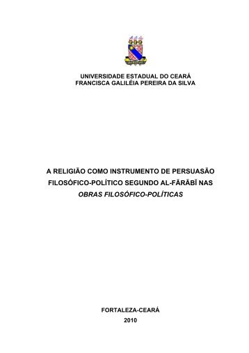 A religião como instrumento de persuasão filosófico-política