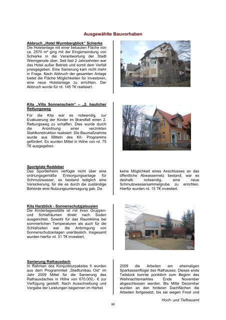 4. Bauwesen und Stadtplanung 4.1 Bauverwaltung - Wernigerode