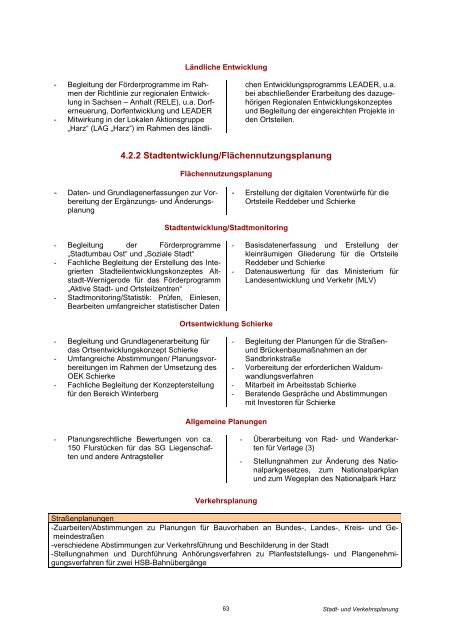 4. Bauwesen und Stadtplanung 4.1 Bauverwaltung - Wernigerode