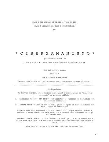 Ciberxamanismo by Eduardo Pinheiro.pdf - Agricultura Celeste