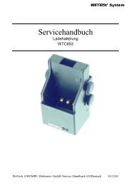 Service Manual - WeTech® System