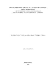 universidade regional integrada do alto uruguai e ... - Domínio Público