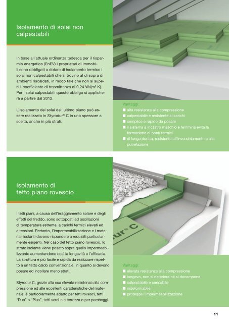 Styrodur C - XPS - Europe's green insulation - Brochure Italian - BASF