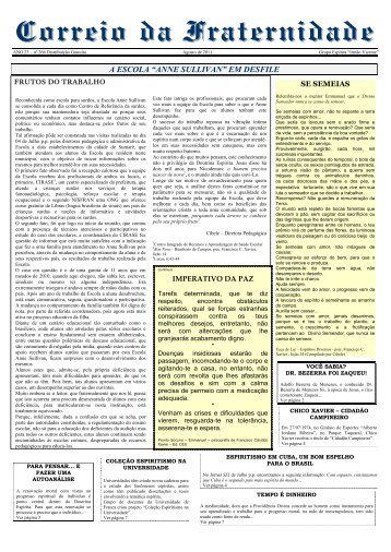 Jornal Agosto Site - Escola de Educação Especial Anne Sullivan