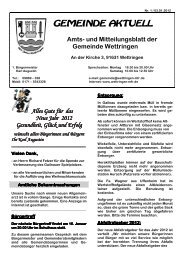 Mitblatt Nr.1 - Wettringen